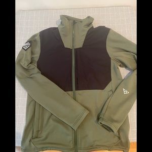 Black Crows Zip Up Jacket